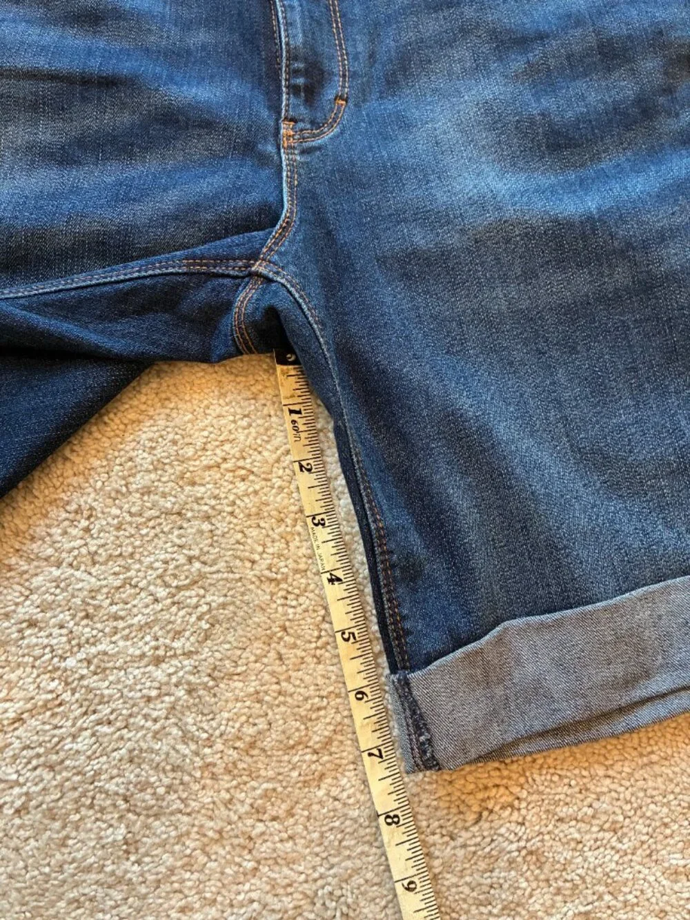 NWT White House Black Market Bermuda Jean Cuffed Shorts - Picture 8 of 8